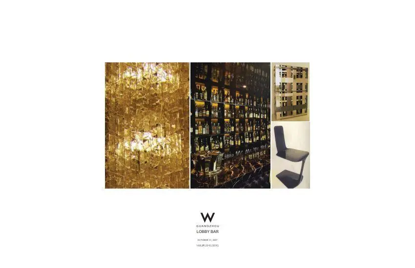 广州W酒店 概念设计方案+CAD施工图+实景+物料丨2.21G