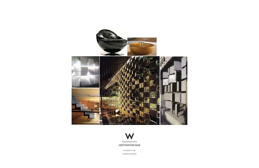 广州W酒店 概念设计方案+CAD施工图+实景+物料丨2.21G