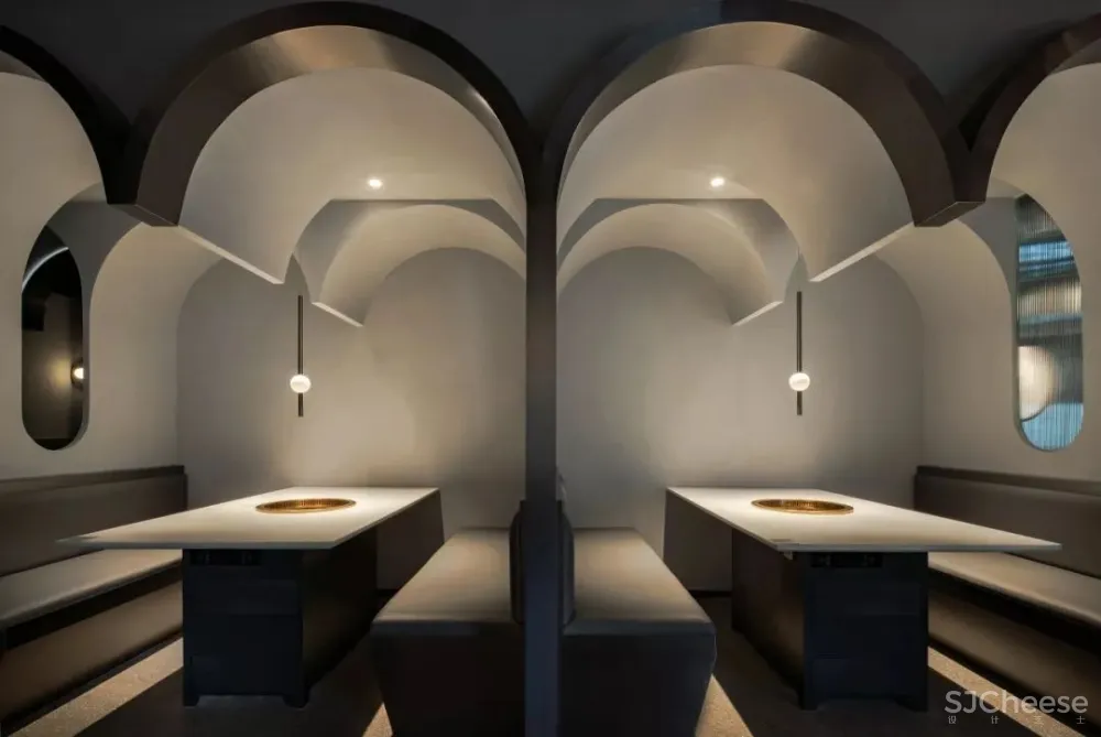 万谦集设计 | 成都太古里天体轨迹设计概念-九里火锅