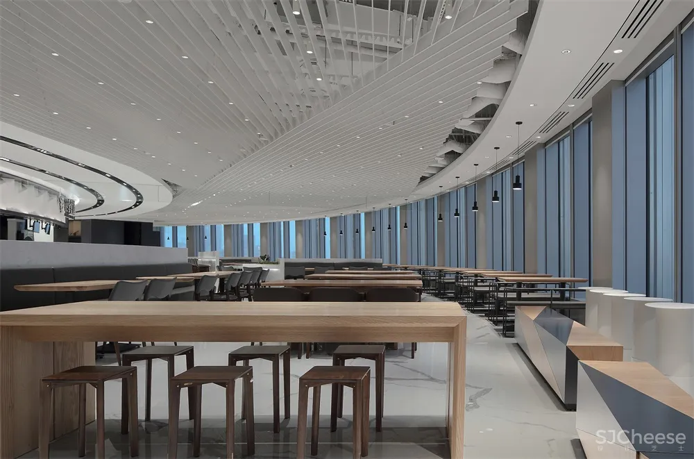 叁上叁设计 | OPPO深圳湾“春笋”员工餐厅