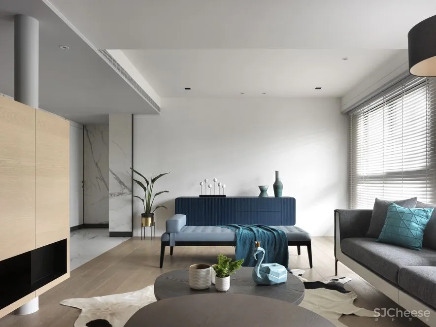 肯星设计 | 色彩述写静好如常 晴空无限的简约家宅