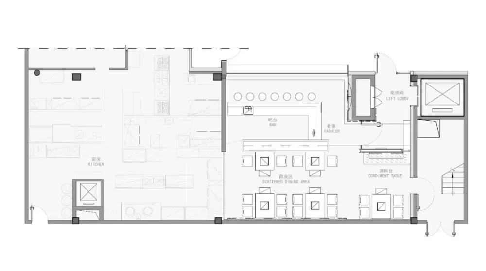 万谦集设计 | 成都太古里天体轨迹设计概念-九里火锅