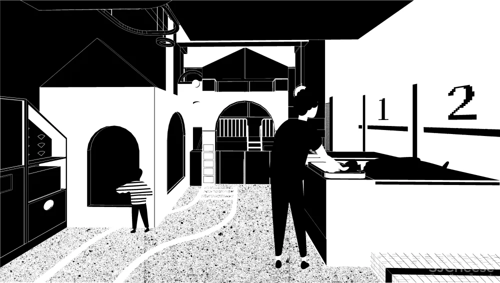 itD studio | 重庆斑马线儿童理发终端空间设计