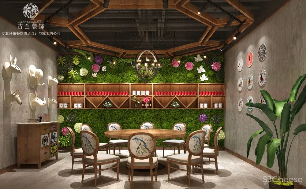 成都火锅店设计-斧牛记养生牛肉汤锅店