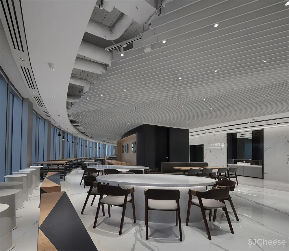 叁上叁设计 | OPPO深圳湾“春笋”员工餐厅