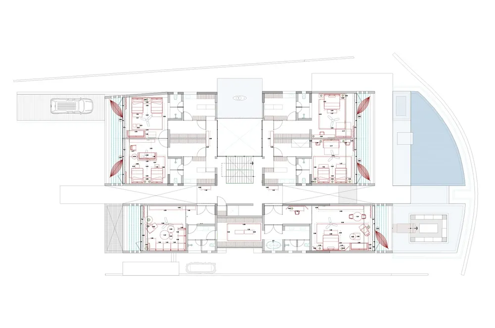 墨西哥度假小镇艺术收藏者的白色沙滩别墅