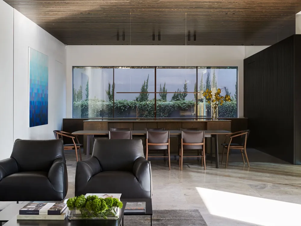 首发 | Hecker Guthrie设计事务所,墨尔本Shou-sugi-ban住宅