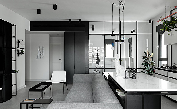studio ETN | 以色列雅法一间黑白公寓