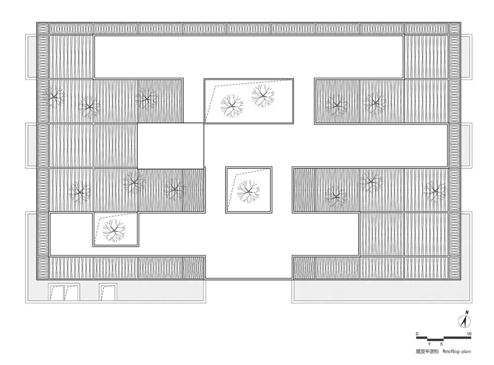 建筑营|光影的庭园-鼎石物流办公楼