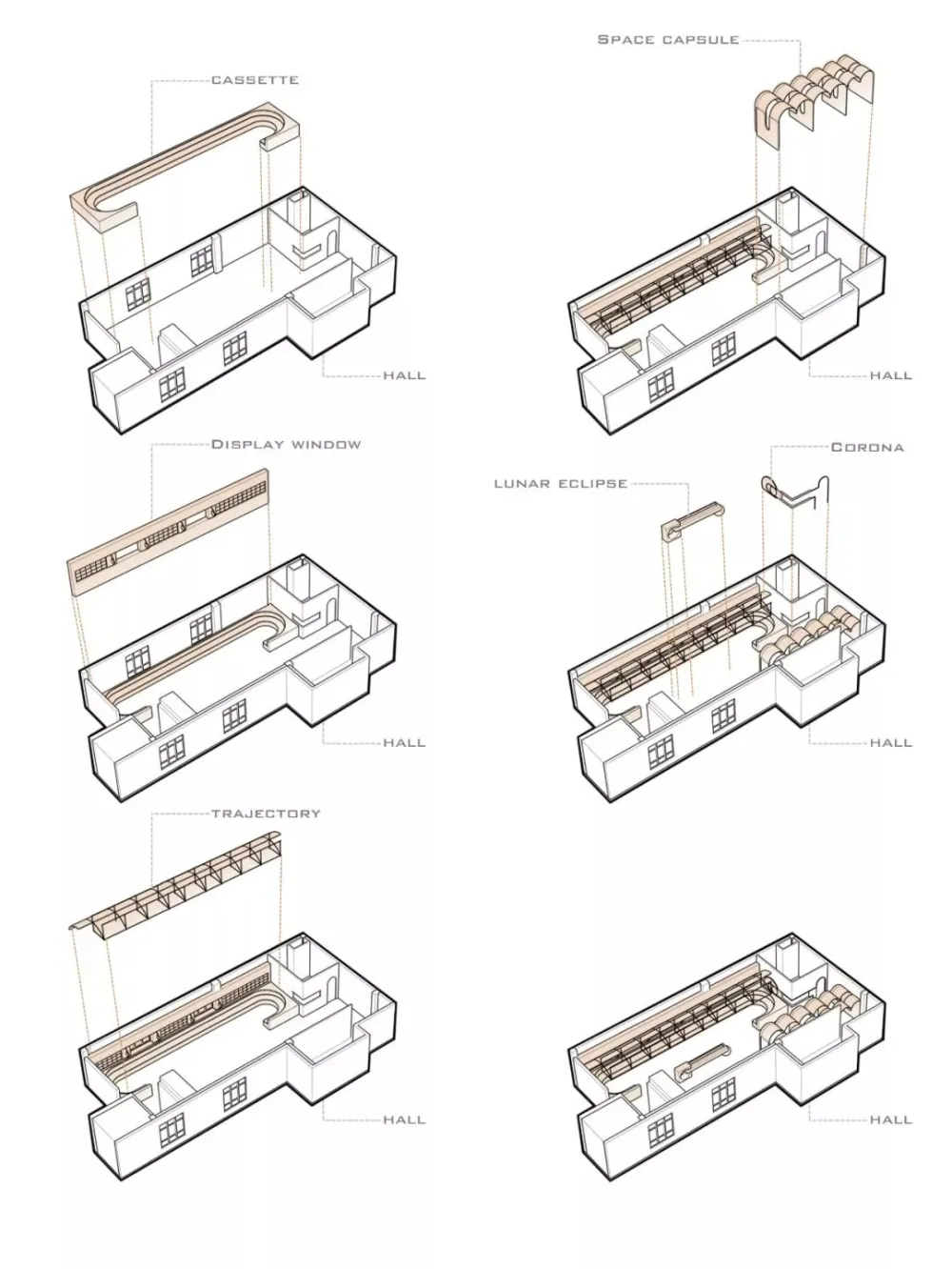万谦集设计 | 成都太古里天体轨迹设计概念-九里火锅
