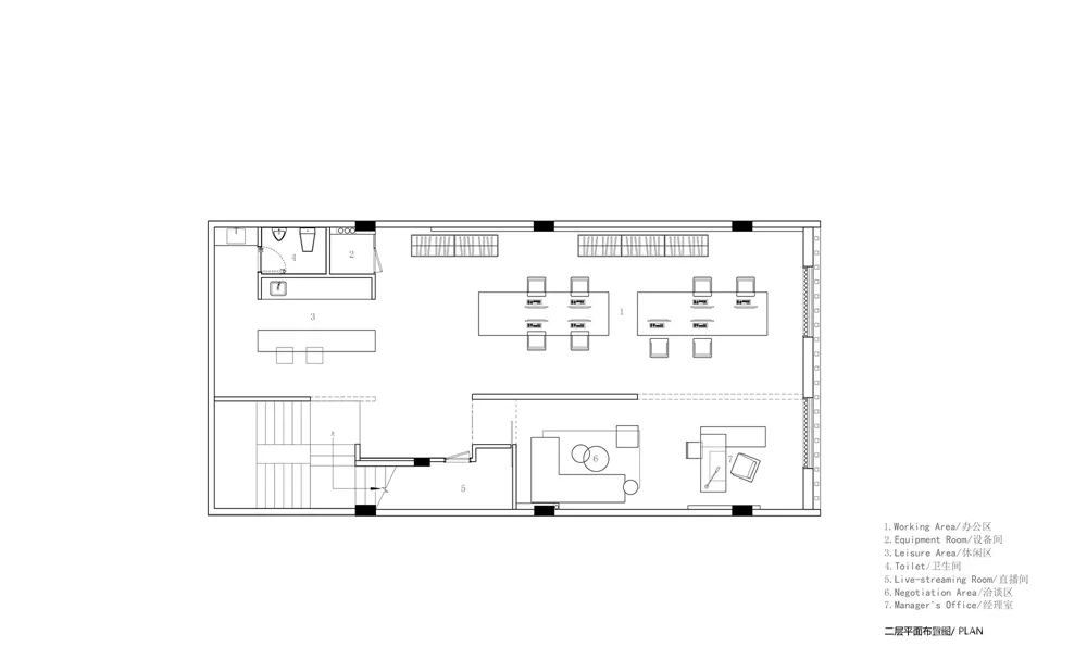 艾克建筑 | 叛逆者-JYC服饰办公空间