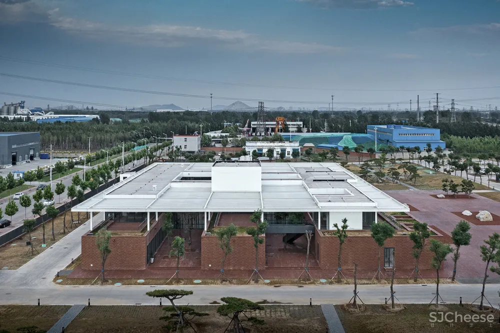 建筑营|光影的庭园-鼎石物流办公楼