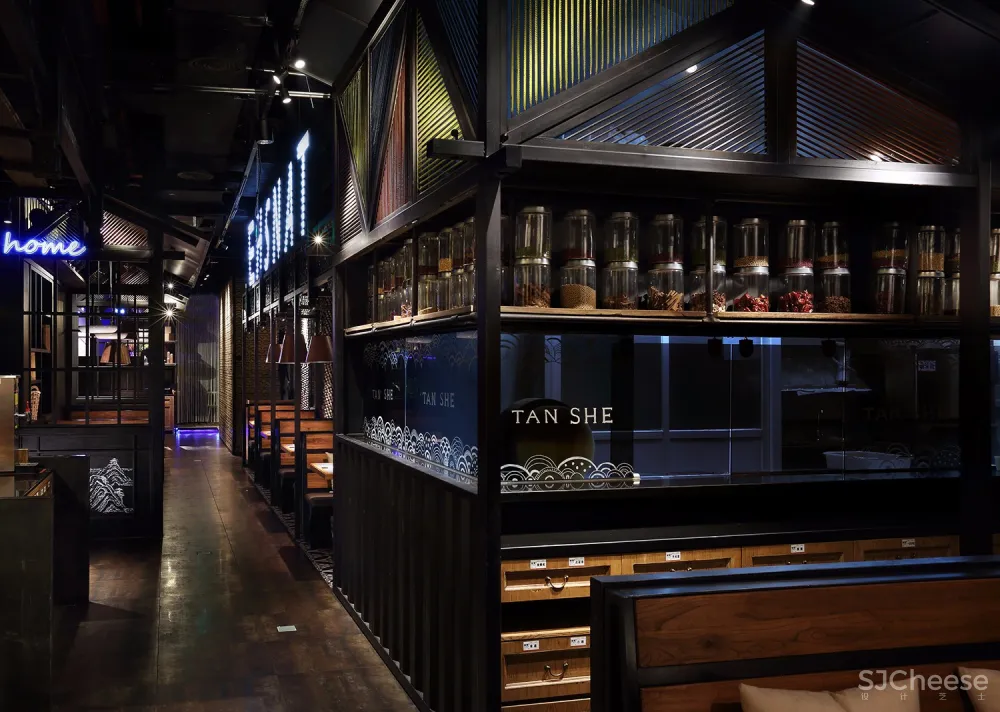 川味餐厅设计·餐厅设计·餐饮空间设计:炭舍,一家川味风情餐厅