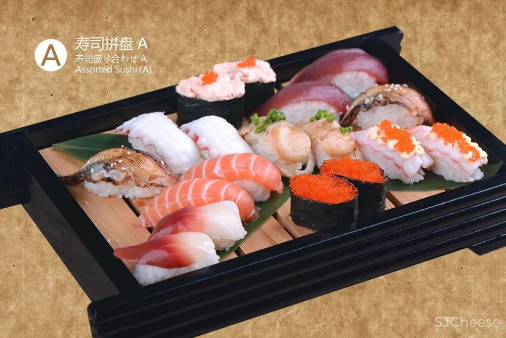 风物寿司日式餐厅深圳万象天地店丨效果图+施工图+水电图+厨房图+实景丨61M