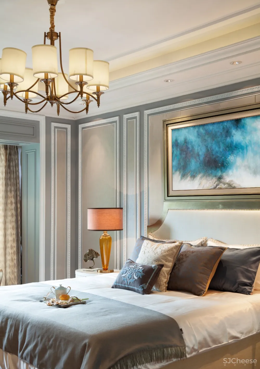 朗昇设计丨昆明海伦保国际9号地块一座301样板房｜效果图+施工图CAD+物料+官方摄影｜231M