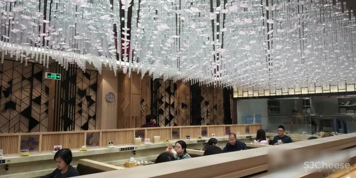 风物寿司日式餐厅深圳万象天地店丨效果图+施工图+水电图+厨房图+实景丨61M