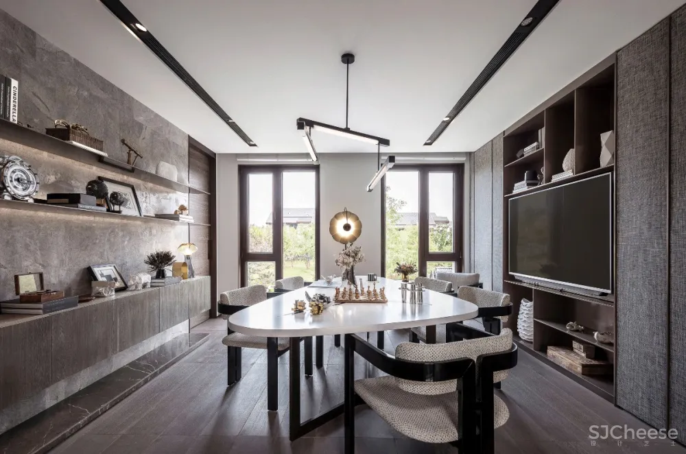 唐忠汉丨北京远洋天著春秋别墅265户型样板间丨效果图+CAD施工图+摄影+实景丨1.38G