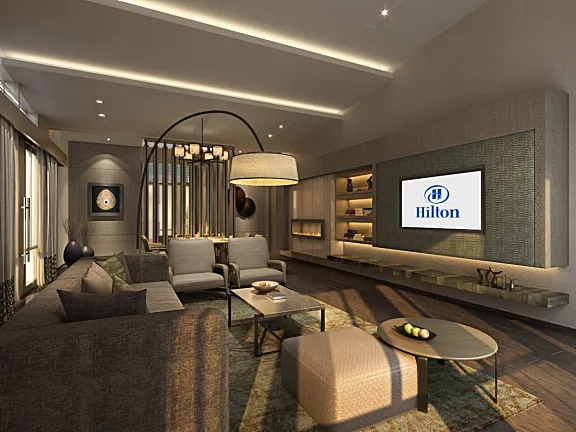 HBA丨-武汉凤凰希尔顿酒店二期别墅&SPA丨设计方案+施工图+物料书+景观资料丨628M