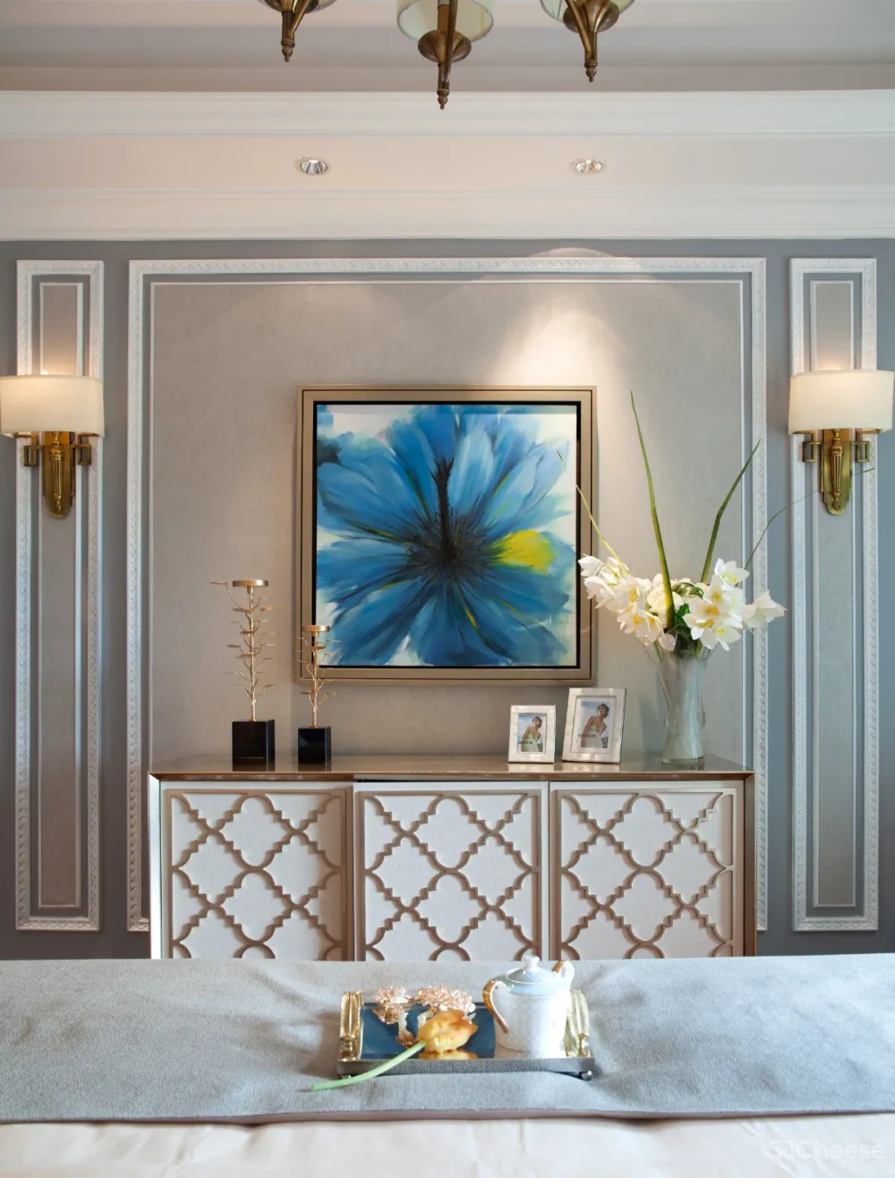 朗昇设计丨昆明海伦保国际9号地块一座301样板房｜效果图+施工图CAD+物料+官方摄影｜231M