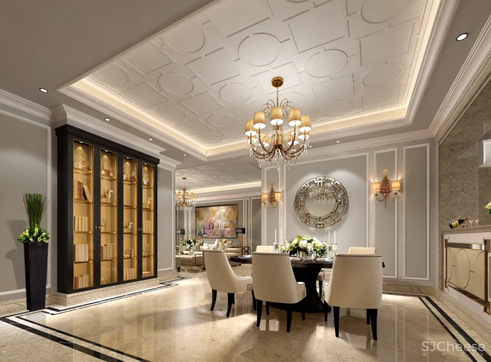 朗昇设计丨昆明海伦保国际9号地块一座301样板房｜效果图+施工图CAD+物料+官方摄影｜231M