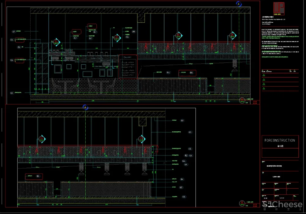 营口鲅鱼圈万隆天街美食庭院丨首层&六层丨效果图+CAD全套施工图+机电施工图+物料书丨416M