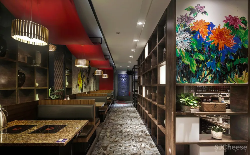 主题餐厅设计【餐饮空间设计】黄记煌:菊庭,喧嚣城市中的一片净土