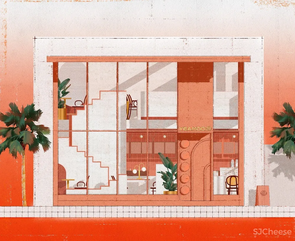 新作 | YEAMOO盐木茶饮店 / 或者设计