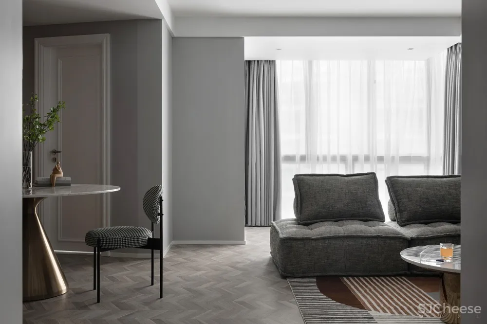 GHB空间设计 / 简约住宅实景 丨一間