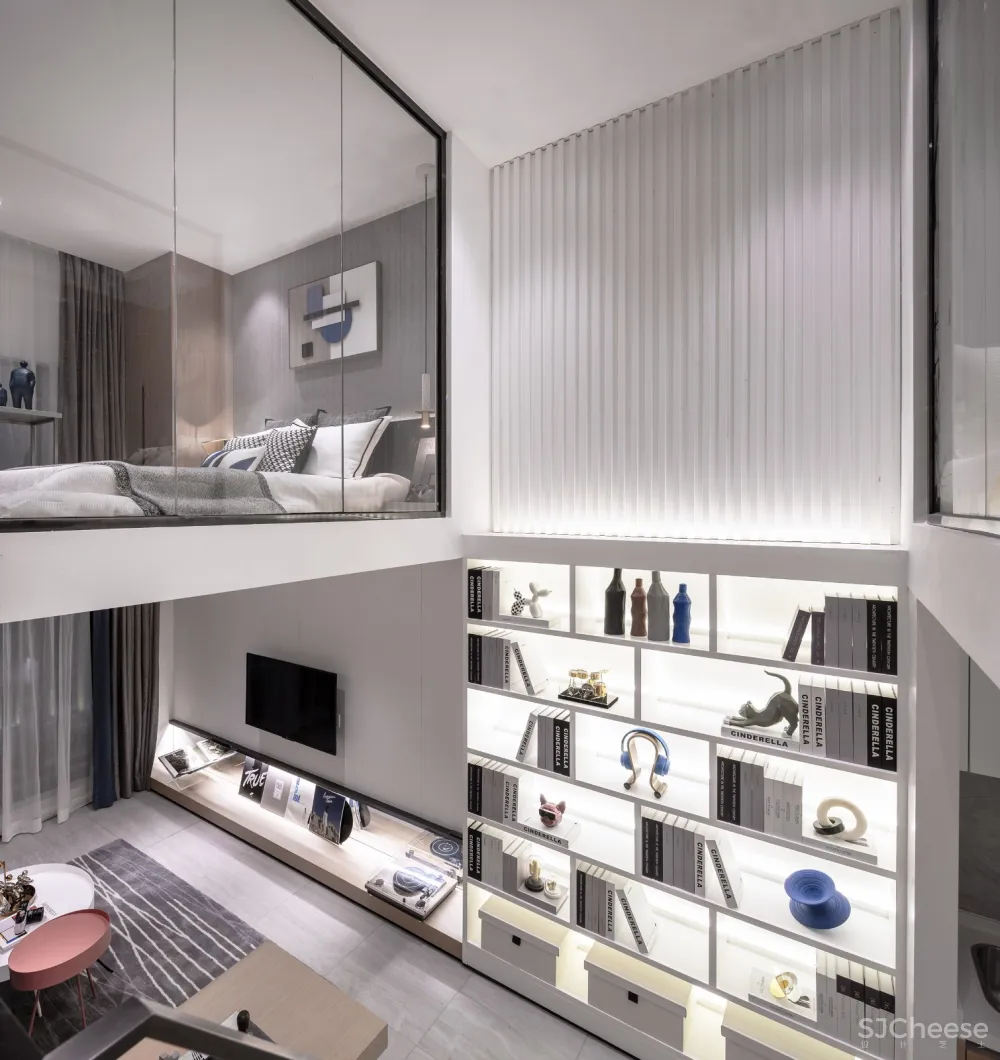 蓝调都市 南昌力高 雍湖国际LOFT公寓样板间 | 奥美设计