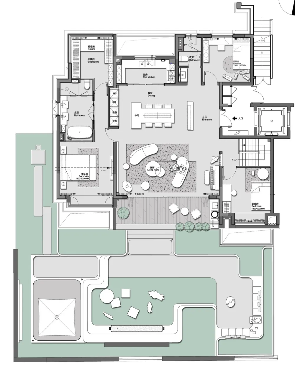 上海璞辉空间设计 | 合肥翡翠天际169样板间