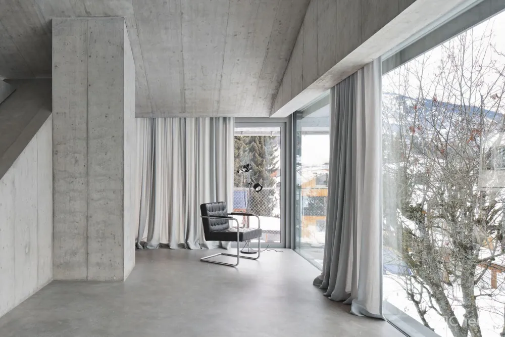 Nickisch Walder | 瑞士Graubunden混凝土住宅