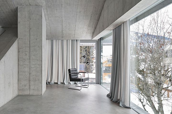 Nickisch Walder | 瑞士Graubunden混凝土住宅