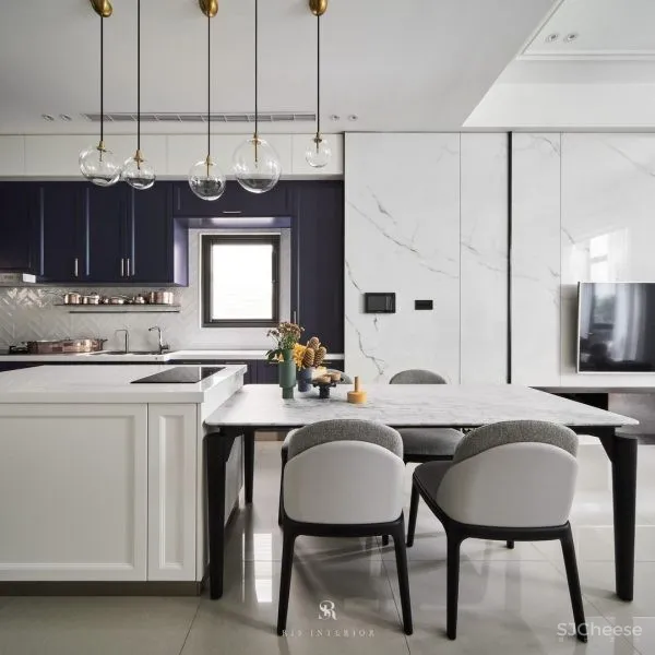 蘊.皎潔 À la Blanc 住宅方案/台湾理絲室內設計