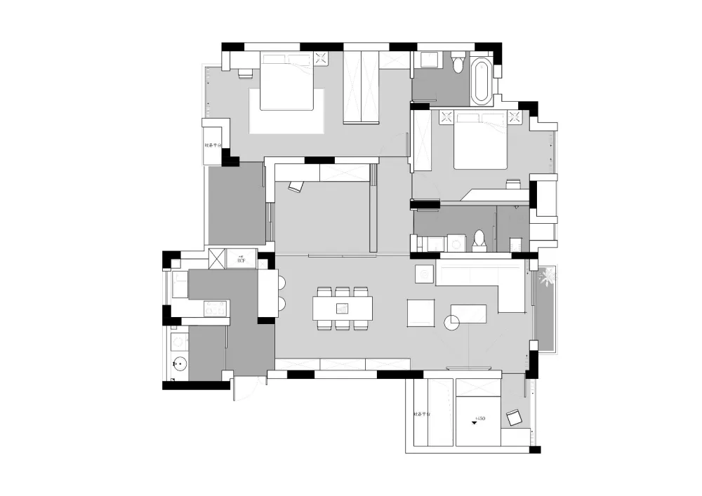 4.3m超长悬空柜！随心变化家的形态