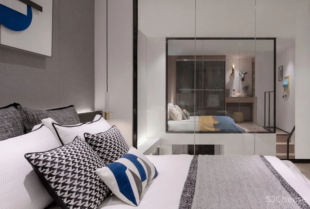 蓝调都市 南昌力高 雍湖国际LOFT公寓样板间 | 奥美设计