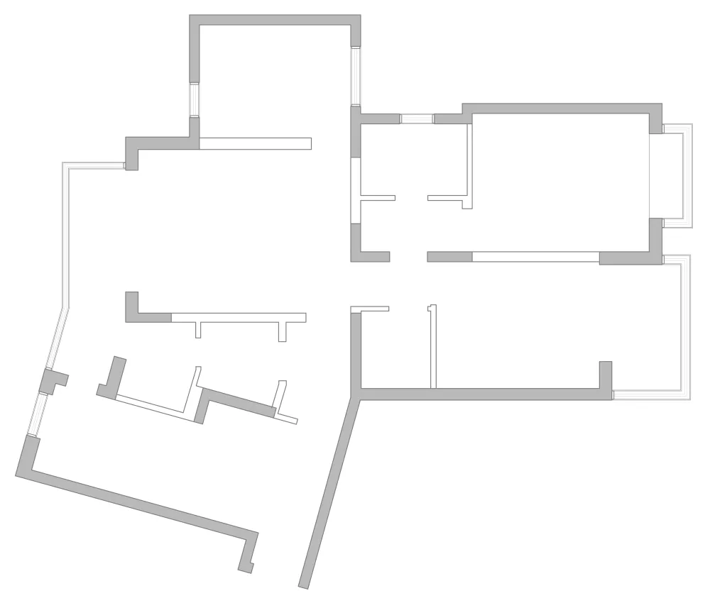 GHB空间设计 / 简约住宅实景 丨一間