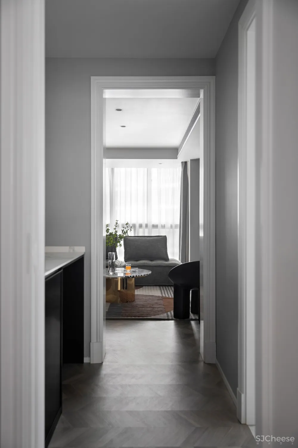 GHB空间设计 / 简约住宅实景 丨一間