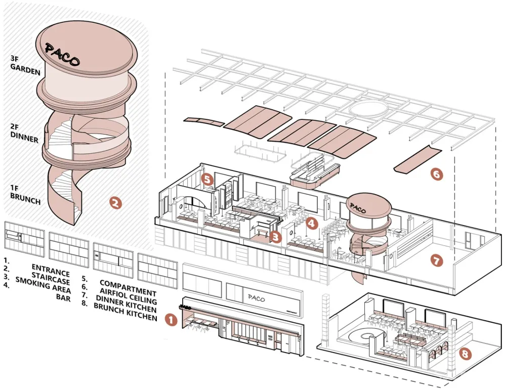 PACO·汇融合餐厅，武汉 / 武汉朴开十向设计事务所