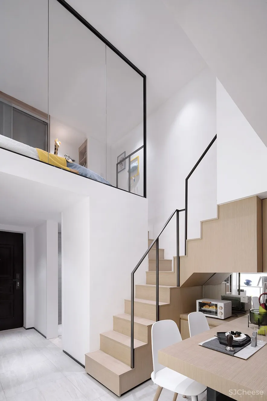 蓝调都市 南昌力高 雍湖国际LOFT公寓样板间 | 奥美设计