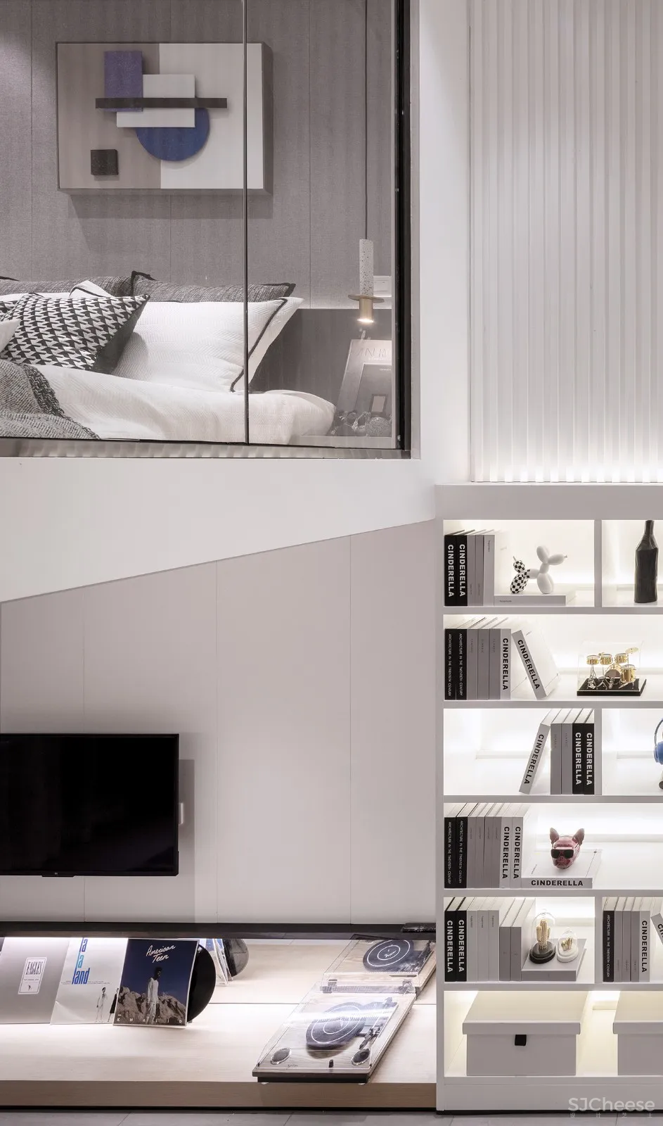 蓝调都市 南昌力高 雍湖国际LOFT公寓样板间 | 奥美设计