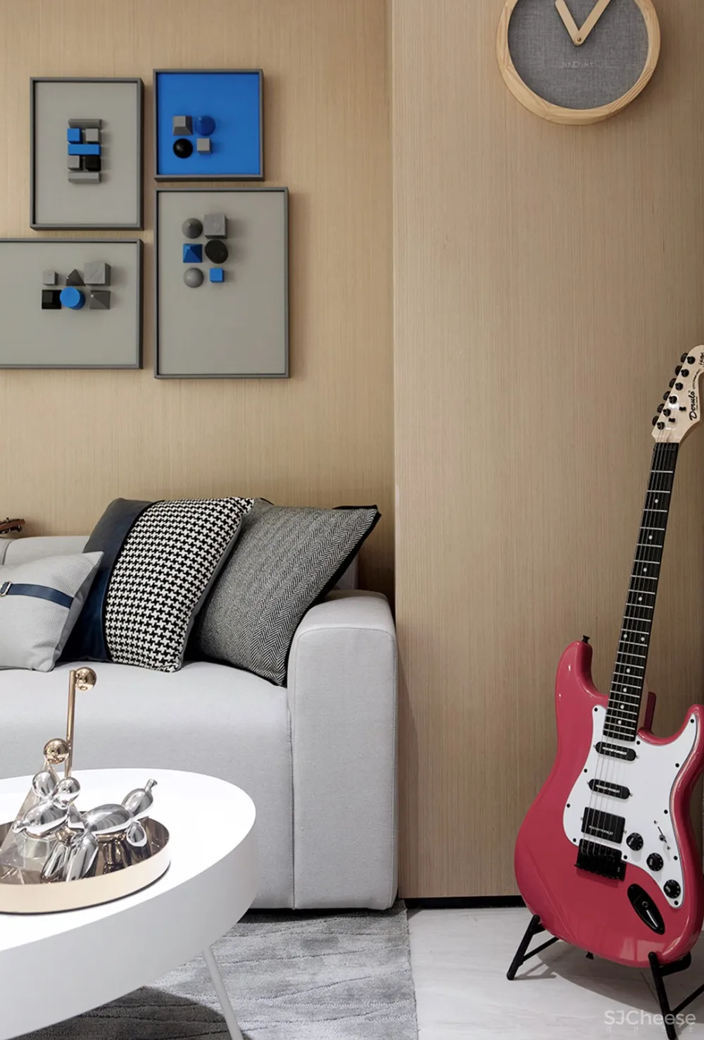 蓝调都市 南昌力高 雍湖国际LOFT公寓样板间 | 奥美设计