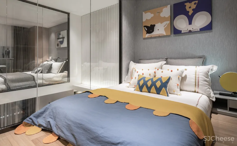 蓝调都市 南昌力高 雍湖国际LOFT公寓样板间 | 奥美设计