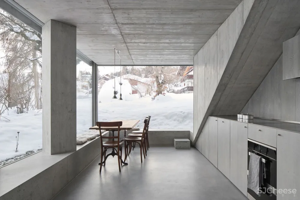 Nickisch Walder | 瑞士Graubunden混凝土住宅