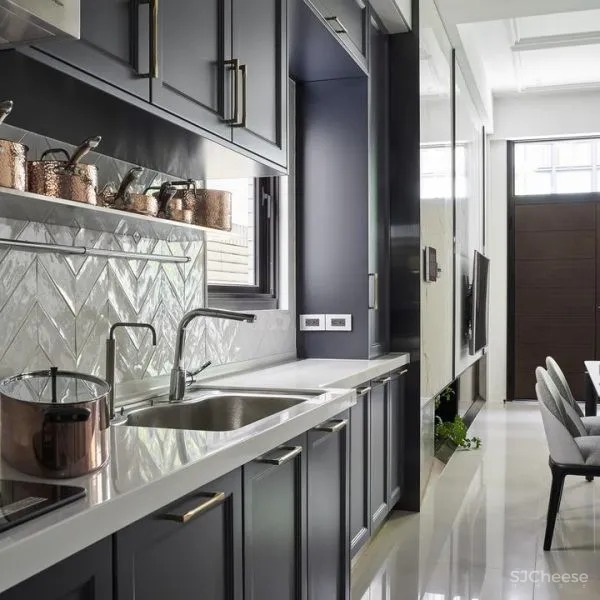 蘊.皎潔 À la Blanc 住宅方案/台湾理絲室內設計