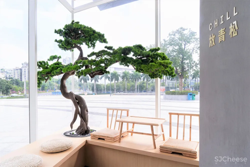 重塑建筑 | 深圳献上果子与献上茶铺欢乐海岸店