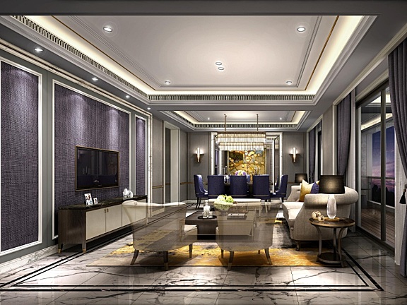 梁志天-苏州雅居乐相城住宅叠墅复式丨深化方案+软装方案+CAD施工图丨372M