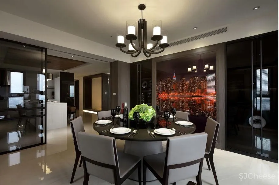 330㎡内敛豪宅设计,跳脱制式风格框架,拎着皮箱就入住!