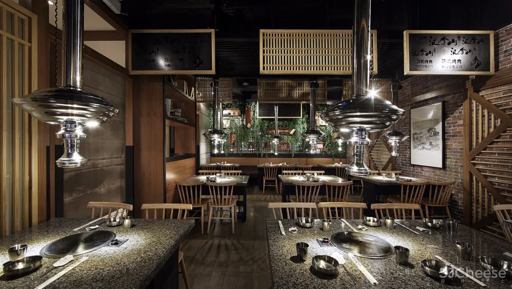 餐饮空间【餐饮空间设计】艺鼎设计新作:汉拿山韩式烤肉