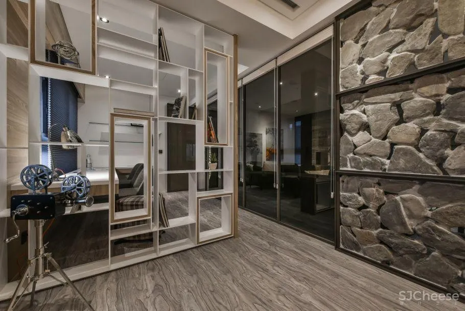 磐石永固 | 198㎡大豪宅，石+木为主角，尽显独特