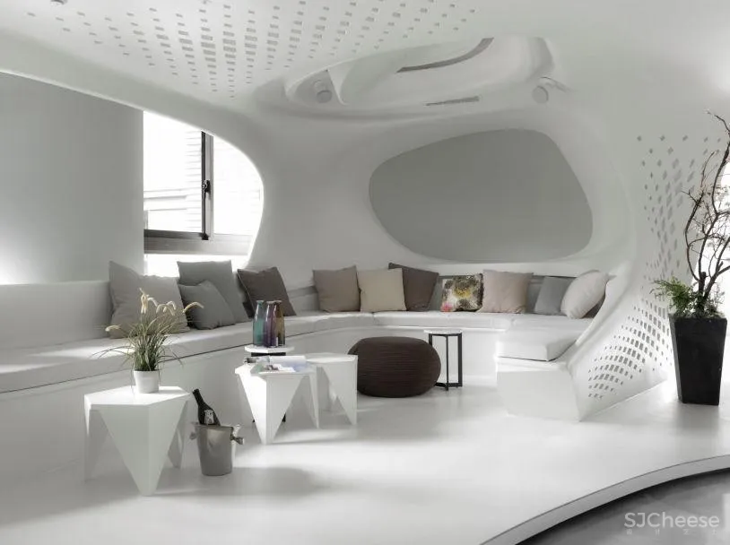 180㎡蚁穴空间设计,打造如科技电影般的未来居住空间!